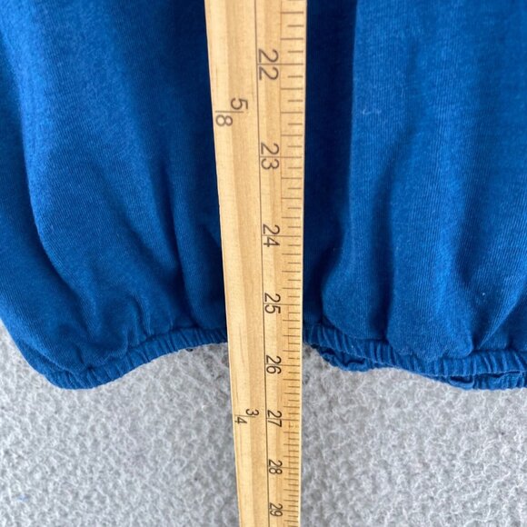 Soft Surroundings Top Womens Extra Large Talasa Blue Embroidered Blouson Knit - Picture 7 of 9